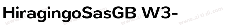 HiragingoSasGB W3字体转换